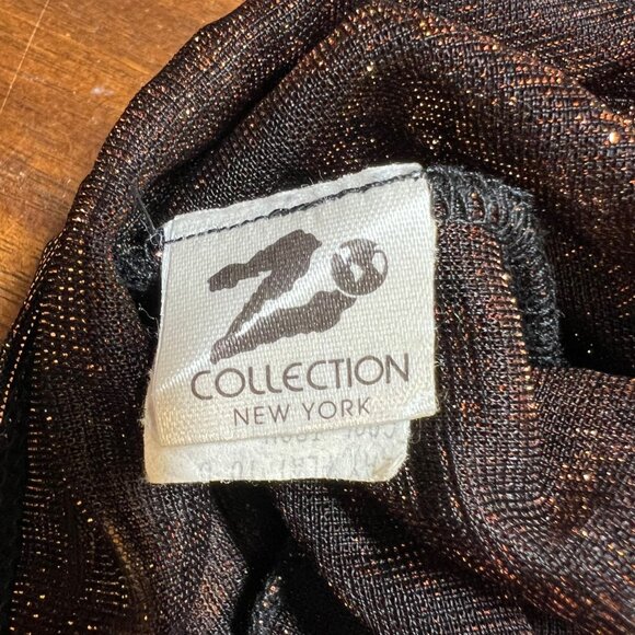 Sheer Metallic Fairy Grunge Whimsigoth Top Brown Edgy Y2K Gothic Witchy Small - Picture 7 of 9